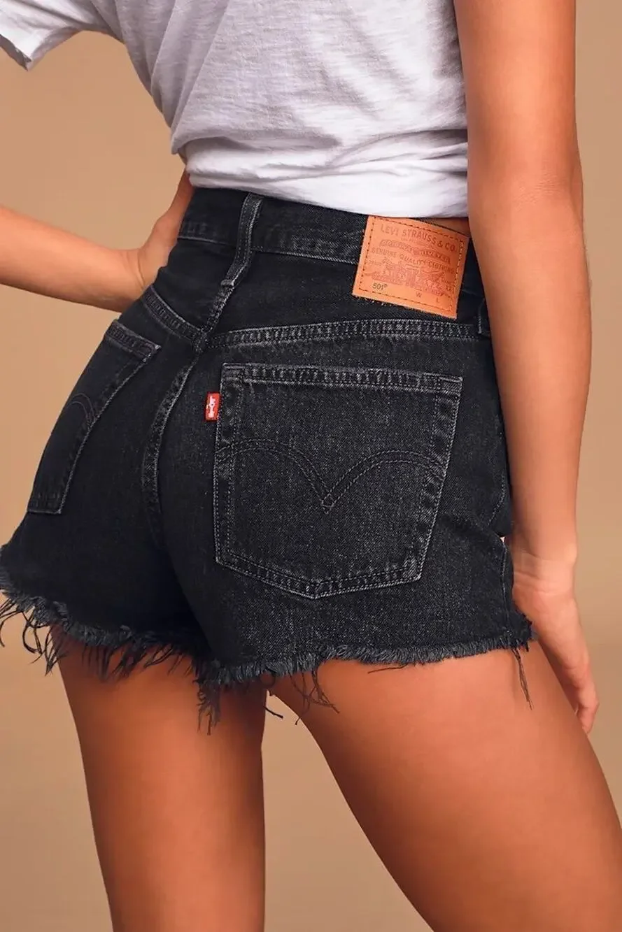 Levi’s 501 Jean Shorts Size 28 - Picture 1 of 5